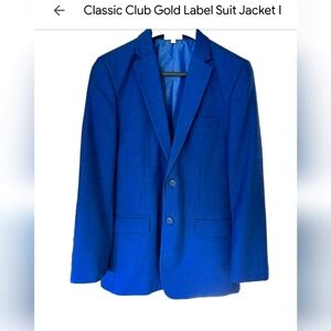 **LiKe New** Classic Club Gold Label Navy Suit, Jacket & Pants, Size 10